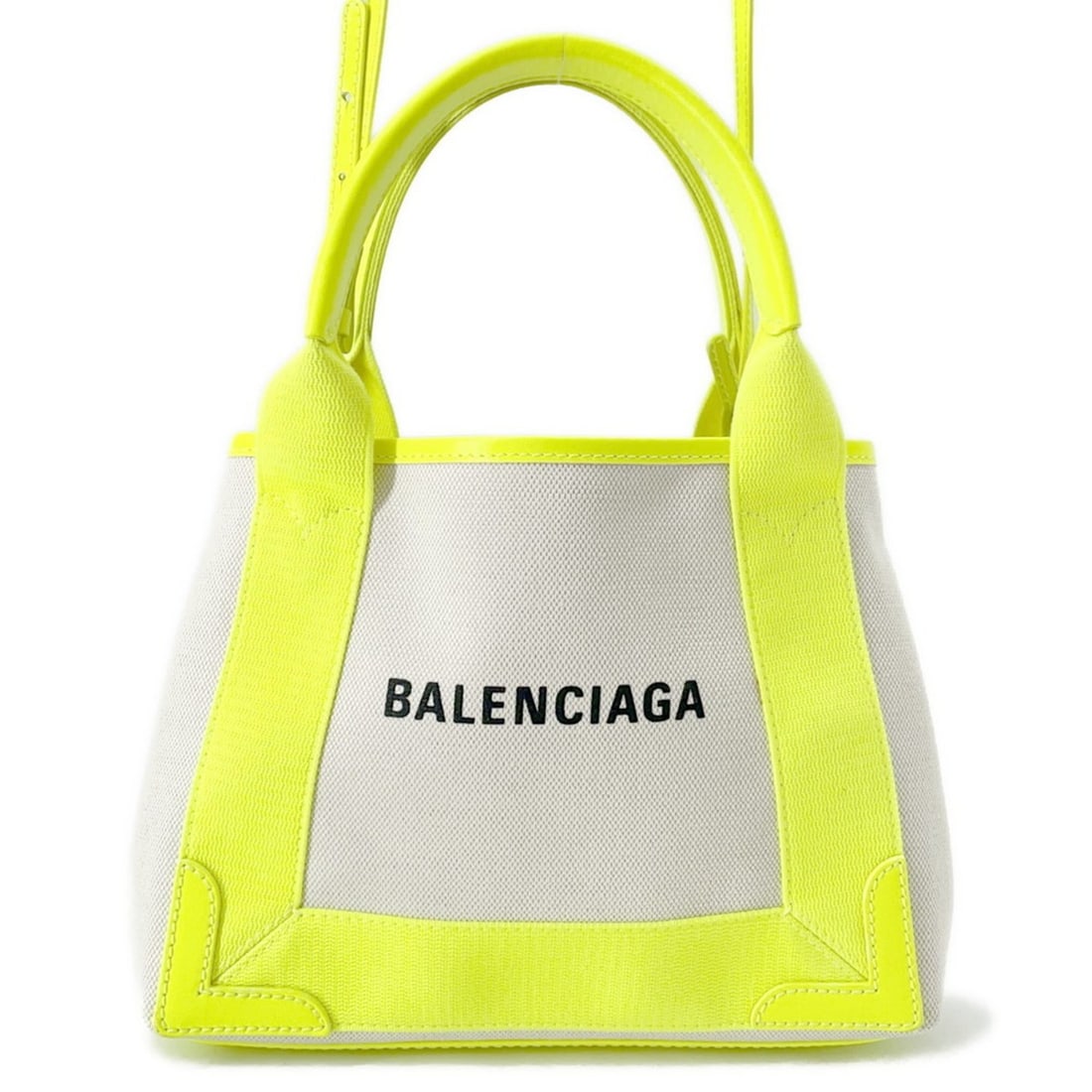 Balenciaga Navy Cabas XS Handbag 390346 BALENCIAGA 2-way Shoulder Bag: --- Catalog ---Category: SizeWeight: 350g / 12.34oz.Size (HxWxD): 19.5cm x 25cm x 7cm / 7.67'' x 9.84'' x 2.75''Strap Length: 105cm - 115cm / 41.33'' - 45.27''Category: DesignType: Handbag, Shoulder b