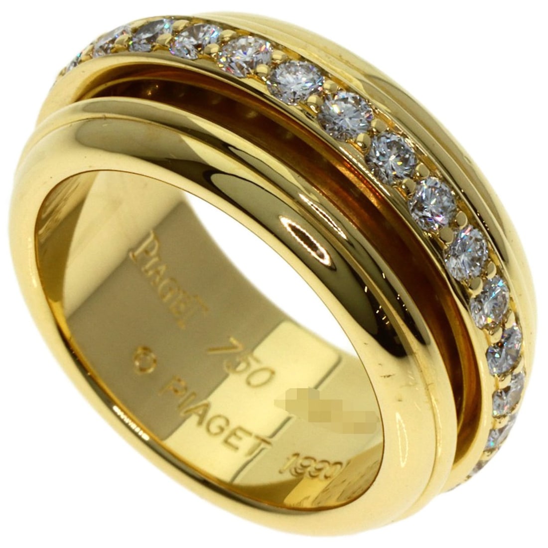 Piaget Possession Eternity Diamond #50 Ring in 18K Yellow Gold for Women: --- Catalog ---Category: SizeJP Size: 10US Size: 5.5Category: DesignType: Band ringStone: DiamondGender: WomenMaterial: Yellow gold (18K)Category: GeneralBrand: Piaget--- Item List ---Section: Conditi