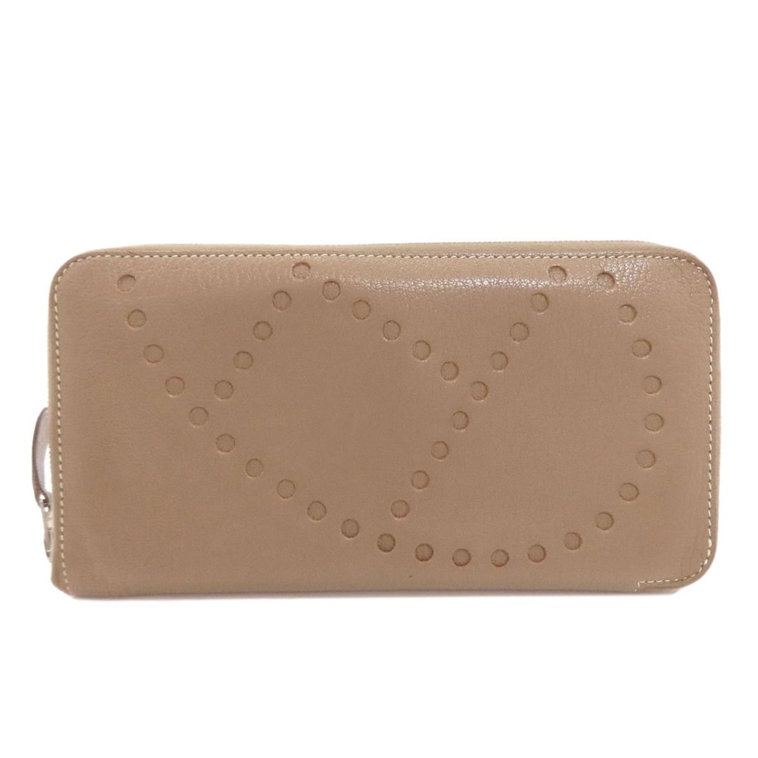 Hermes Evelyn Azap Long Etoupe Silver Hardware Wallet Chevre Women's HERMES: --- Catalog ---Category: SizeSize (HxWxD): 11cm x 20cm x 1.5cm / 4.33'' x 7.87'' x 0.59''Category: DesignType: Long wallet (bi-fold)Color: Etoupe grayGender: WomenMaterial: Chevre leather Category: Ge