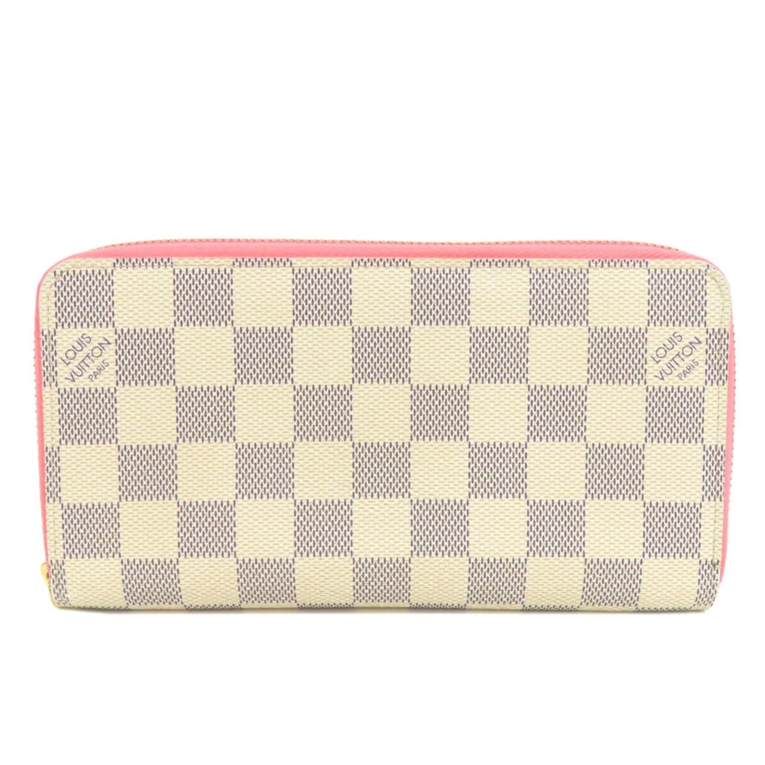 Louis Vuitton N60373 Zippy Wallet Long Damier Canvas Women's LOUIS VUITTON: --- Catalog ---Category: SizeSize (HxWxD): 11cm x 20cm x 2.5cm / 4.33'' x 7.87'' x 0.98''Category: DesignType: Long wallet (bi-fold)Color: Damier Azur, RoseGender: WomenClosure: ZipperMaterial: Damier