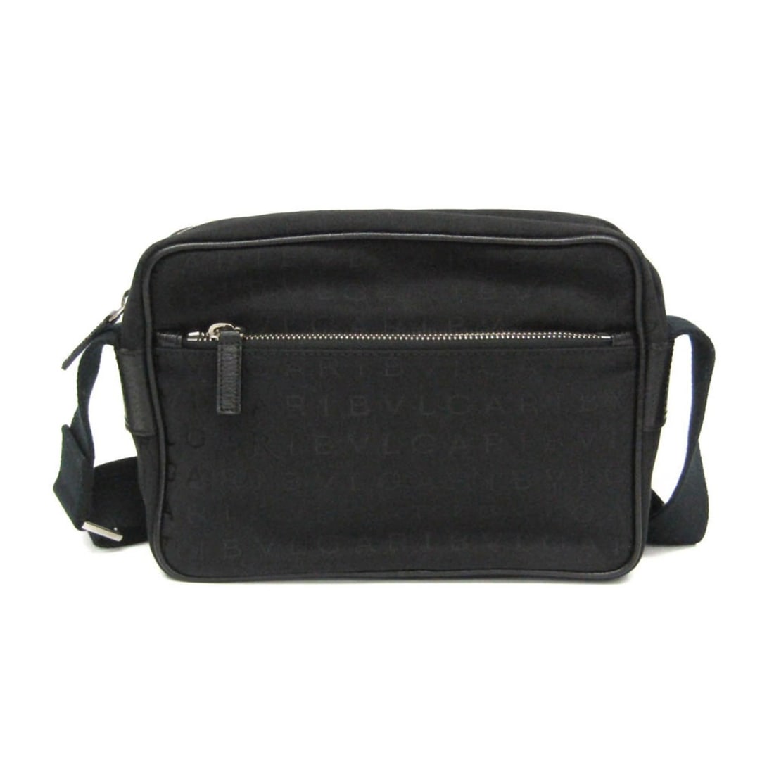 Bvlgari Logomania Women's Canvas,Leather Shoulder Bag Black: --- Catalog ---Category: SizeSize (HxWxD): 16cm x 25cm x 7cm / 6.29'' x 9.84'' x 2.75''Strap Length: 80cm - 138cm / 31.49'' - 54.33''Category: DesignType: Shoulder bagColor: BlackGender: WomenClosure: