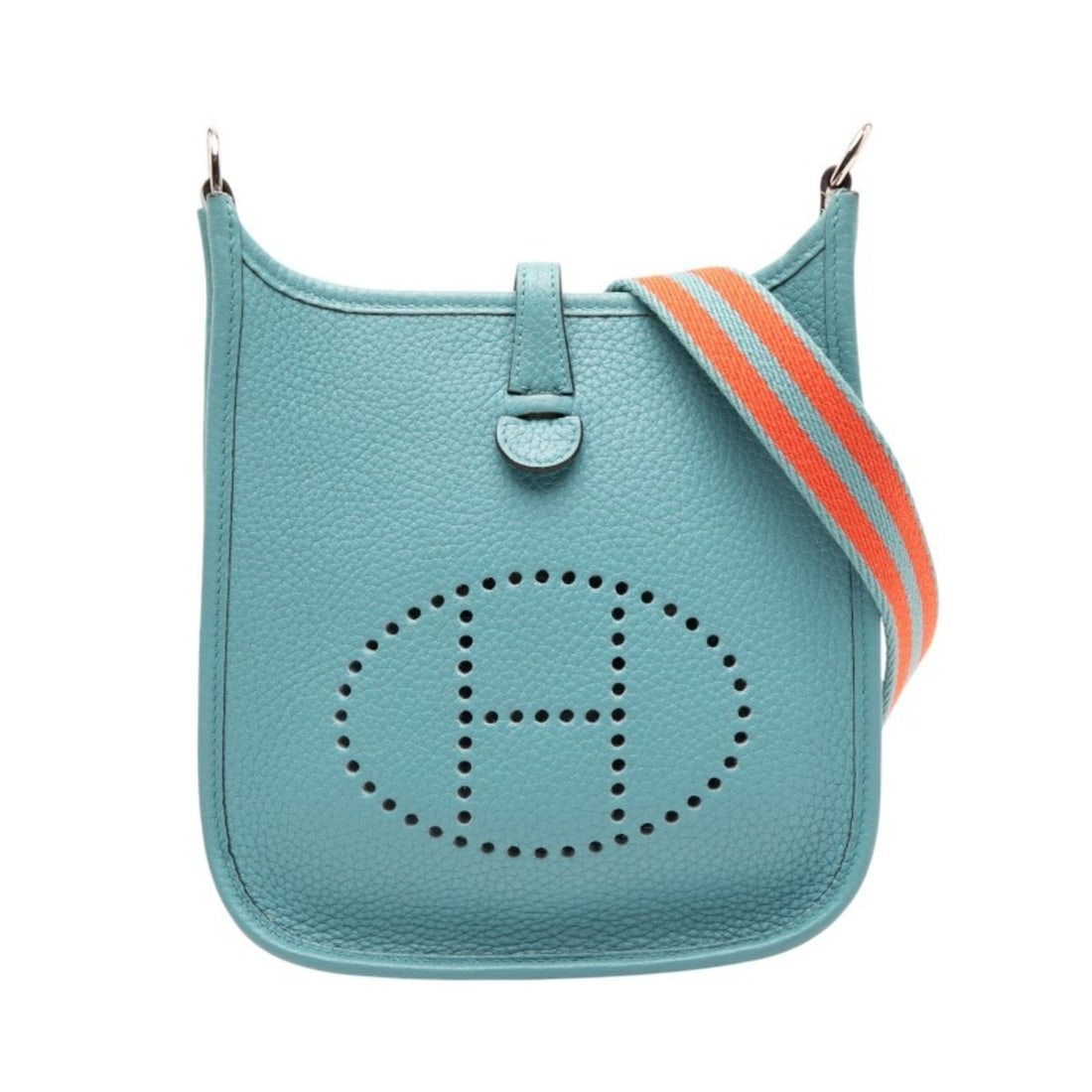 Hermes Hermès Evelyne 16 TPM Amazon Shoulder Bag in Blue Saint-Cyr and Taurillon Clemence Leather,: --- Catalog ---Category: SizeSize (HxWxD): 19.5cm x 16cm x 4cm / 7.67'' x 6.29'' x 1.57''Category: DesignType: Shoulder bagColor: BlueGender: WomenMaterial: Taurillon clemence leather Category: Genera