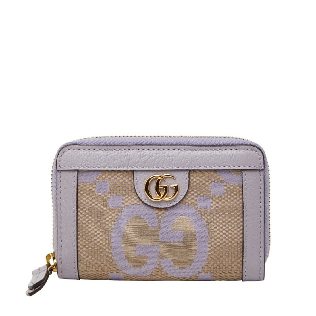Gucci Jumbo GG Business Card Case, Wallet, Coin Case 726503, Beige and Purple Canvas Leather,: --- Catalog ---Category: DesignType: Card caseColor: Beige, PurpleGender: WomenMaterial: Canvas , Leather Category: GeneralMPN: 726503Brand: GucciCategory: Physical PropertiesSize (HxWxD): 8cm x 12cm