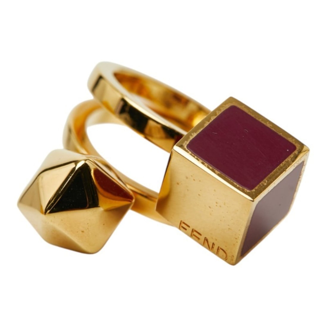 Fendi ring, gold plated, for women: --- Catalog ---Category: SizeJP Size: 10.5US Size: 5.5Category: DesignType: Band ringColor: GoldGender: WomenCategory: GeneralBrand: Fendi--- Item List ---Section: ConditionRanking: Rank AB Used - Tra