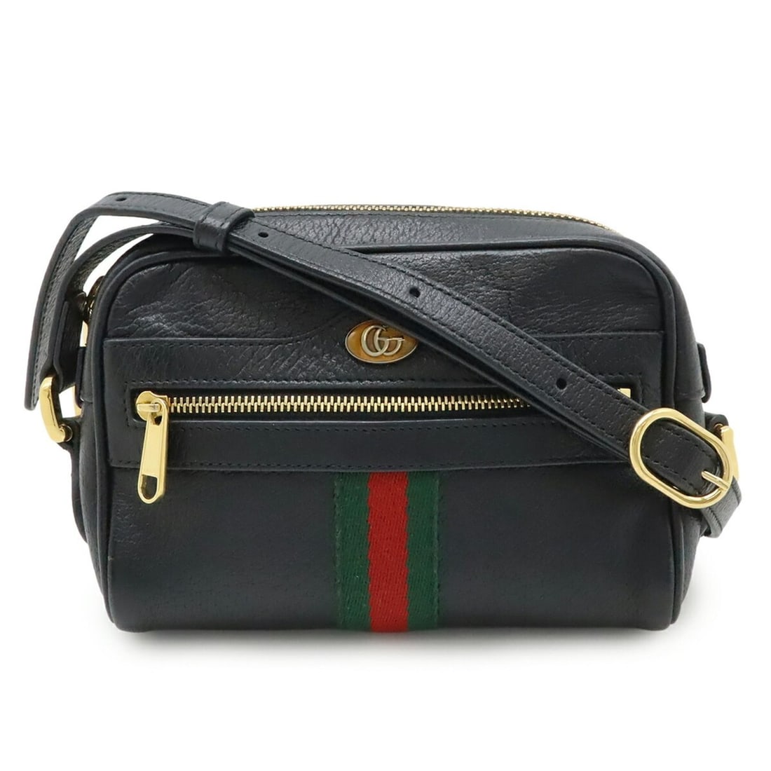 GUCCI Ophidia Sherry Line Pochette Mini Shoulder Bag in Leather, Black, Green, and Red, 517350: --- Catalog ---Category: SizeSize (HxWxD): 11.5cm x 17cm x 5.5cm / 4.52'' x 6.69'' x 2.16''Category: DesignType: Pochette, Shoulder bagColor: Black, Green, Red colorGender: Men,WomenMaterial: Leather