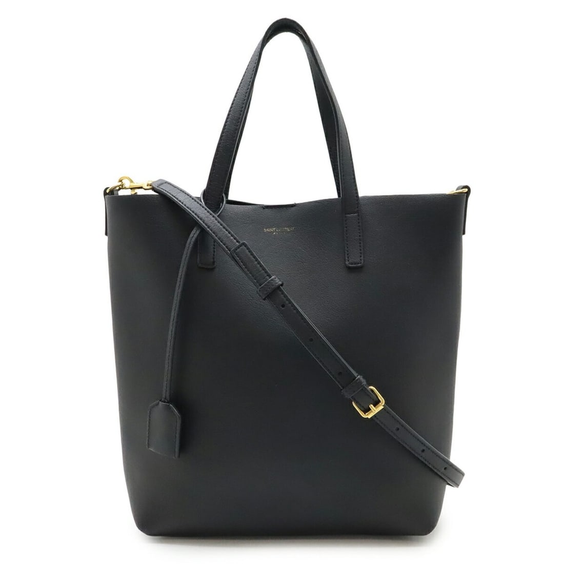SAINT LAURENT PARIS YSL Yves Saint Laurent Toy Tote Bag Shoulder Leather Black 498612: --- Catalog ---Category: SizeSize (HxWxD): 27.5cm x 31cm x 8.5cm / 10.82'' x 12.2'' x 3.34''Category: DesignType: Shoulder bag, Tote bagColor: BlackGender: WomenMaterial: Leather Category: GeneralMPN: