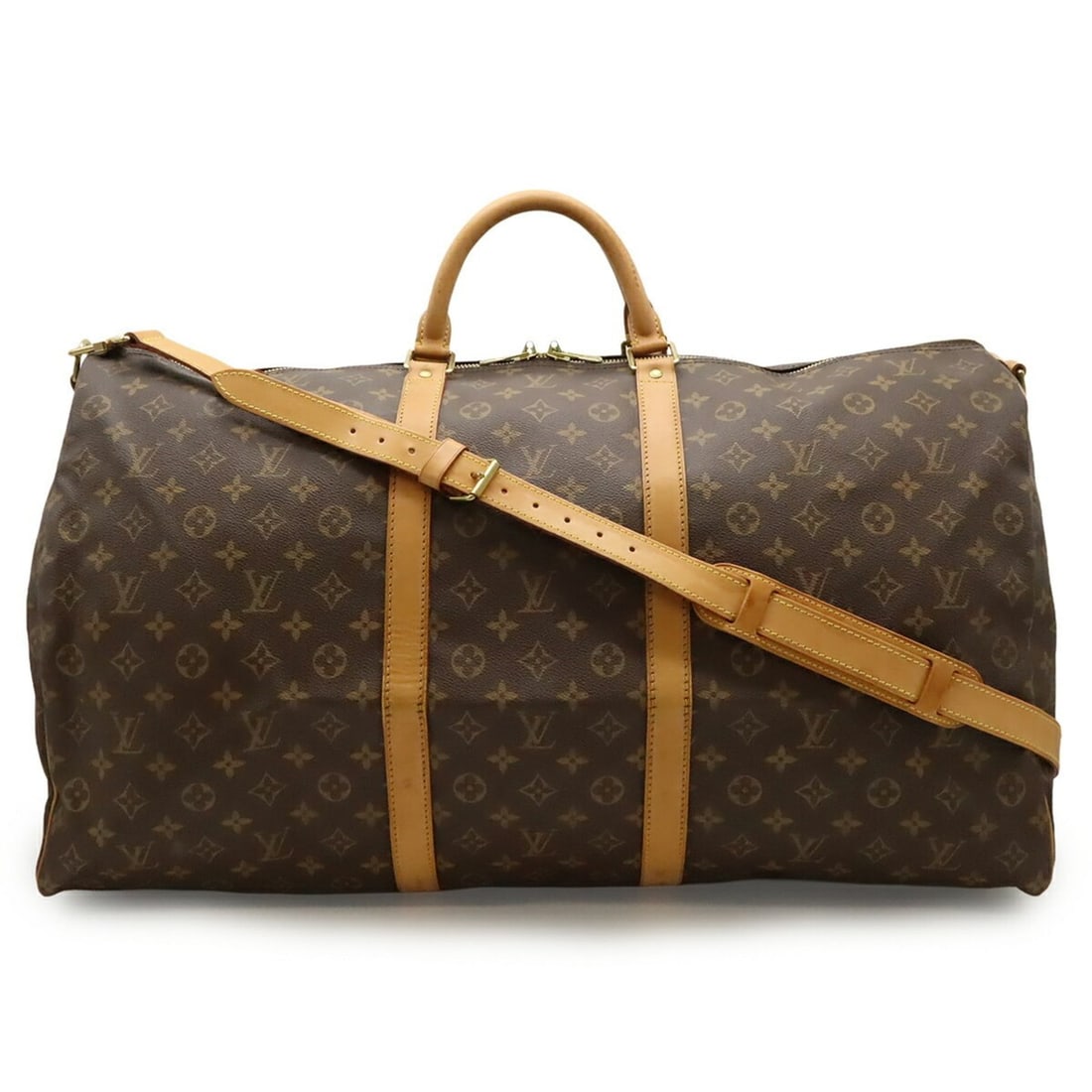 LOUIS VUITTON Monogram Keepall Bandouliere 60 Boston Bag, Travel Shoulder Bag M41412 (1 of 20)