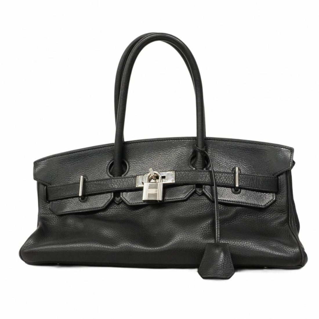 Hermes Hermès Birkin 42 Shoulder Bag in Taurillon Clemence Leather, Black, with H Stamp, Women's,: --- Catalog ---Category: SizeSize (HxWxD): 23cm x 41.5cm x 20.5cm / 9.05'' x 16.33'' x 8.07''Category: DesignType: HandbagColor: BlackGender: WomenMaterial: Taurillon clemence leather Hardware Color: