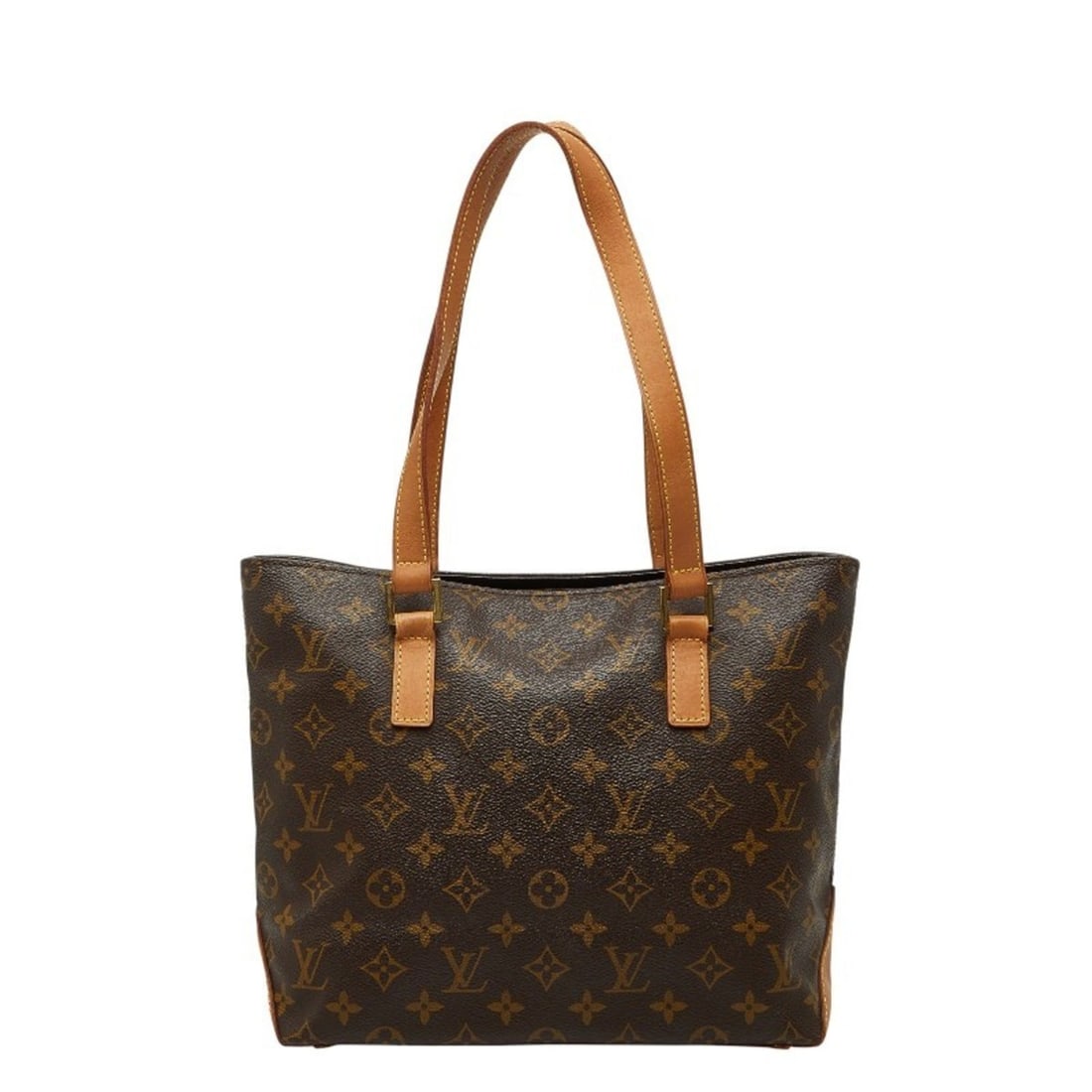 Louis Vuitton Monogram Cabas Piano Tote Bag Shoulder M51148 Brown Leather Women's LOUIS VUITTON: --- Catalog ---Category: SizeSize (HxWxD): 24.5cm x 27cm x 12cm / 9.64'' x 10.62'' x 4.72''Category: DesignType: Shoulder bag, Tote bagColor: BrownGender: WomenMaterial: PVC , Leather Category: Genera