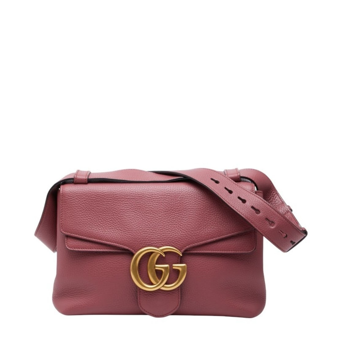 Gucci GG Marmont Shoulder Bag 401173 Pink Leather Women's GUCCI: --- Catalog ---Category: SizeSize (HxWxD): 19.5cm x 27cm x 12.5cm / 7.67'' x 10.62'' x 4.92''Category: DesignType: Shoulder bagColor: PinkGender: WomenMaterial: Leather Category: GeneralMPN: 401173Bra