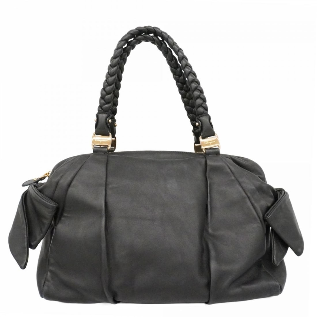 Salvatore Ferragamo Vara Leather Tote Bag, Black, Women's: --- Catalog ---Category: SizeSize (HxWxD): 20cm x 32cm x 13cm / 7.87'' x 12.59'' x 5.11''Category: DesignType: Tote bagColor: BlackGender: WomenMaterial: Leather Hardware Color: GoldCategory: GeneralB