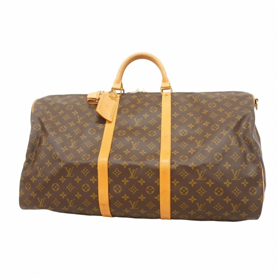 Louis Vuitton Monogram Keepall Bandouliere 60 Boston Bag M41412 Brown Men's/Women's: --- Catalog ---Category: SizeSize (HxWxD): 34cm x 61cm x 27cm / 13.38'' x 24.01'' x 10.62''Category: DesignType: Boston bagColor: BrownGender: Men,WomenCategory: GeneralMPN: M41412Brand: Louis Vuitton