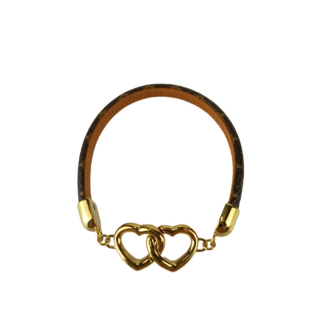 LOUIS VUITTON Louis Vuitton Bracelet "Says" M6758F Brown Monogram Heart Women's: --- Catalog ---Category: SizeWidth: 6mm / 0.23''Length: 16.5cm / 6.49''Category: DesignType: Charm braceletColor: Brown, MonogramStyle: FashionGender: Men,Women,UnisexMaterial: MonogramCategory: Gener