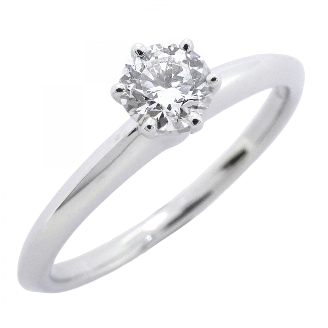 Tiffany Solitaire Ring, 1PD, Pt950 Platinum, 0.33ct Diamond, Size 11.5, Women's: --- Catalog ---Category: SizeJP Size: 11.5US Size: 6Category: DesignType: Band ringStone: DiamondGender: WomenMaterial: Platinum 950Category: GeneralBrand: Tiffany--- Item List ---Section: ConditionRa