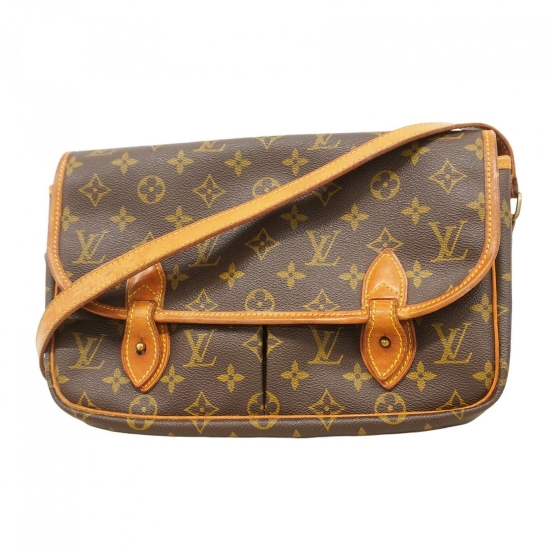 Louis Vuitton Monogram Gibessier MM Shoulder Bag M42247 Brown Women's: --- Catalog ---Category: SizeSize (HxWxD): 19cm x 29cm x 8.5cm / 7.48'' x 11.41'' x 3.34''Category: DesignType: Shoulder bagColor: BrownGender: WomenCategory: GeneralMPN: M42247Brand: Louis Vuitton---