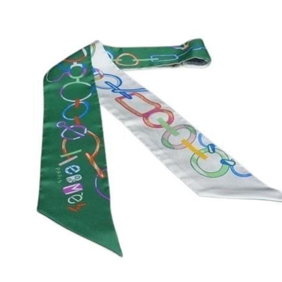 HERMES Ribbon Scarf, Twilly, Multicolor, Silk, Women's, DO RE BOUCLES: --- Catalog ---Category: SizeSize (LxW): 86cm x 5cm / 33.85'' x 1.96''Category: DesignType: ScarfColor: Multi-colorGender: WomenMaterial: Silk 100%Category: GeneralLine: TwillyBrand: HermesCountry of