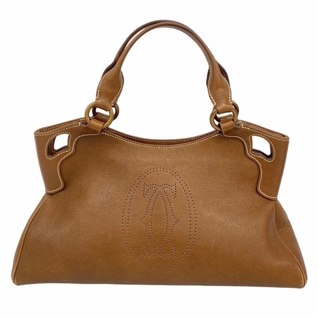 Cartier Marcello Leather Brown Handbag for Women (1 of 14)