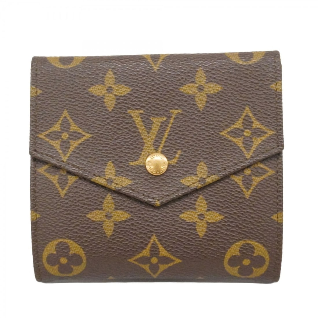 Louis Vuitton Monogram Porte Monnaie Bi-Fold Carte Credit Tri-Fold Wallet M61660 Brown Men's and: --- Catalog ---Category: SizeSize (HxWxD): 10.5cm x 11cm x 2cm / 4.13'' x 4.33'' x 0.78''Category: DesignType: Wallet (tri-fold)Color: BrownGender: Men,WomenCategory: GeneralMPN: M61660Brand: Louis Vu