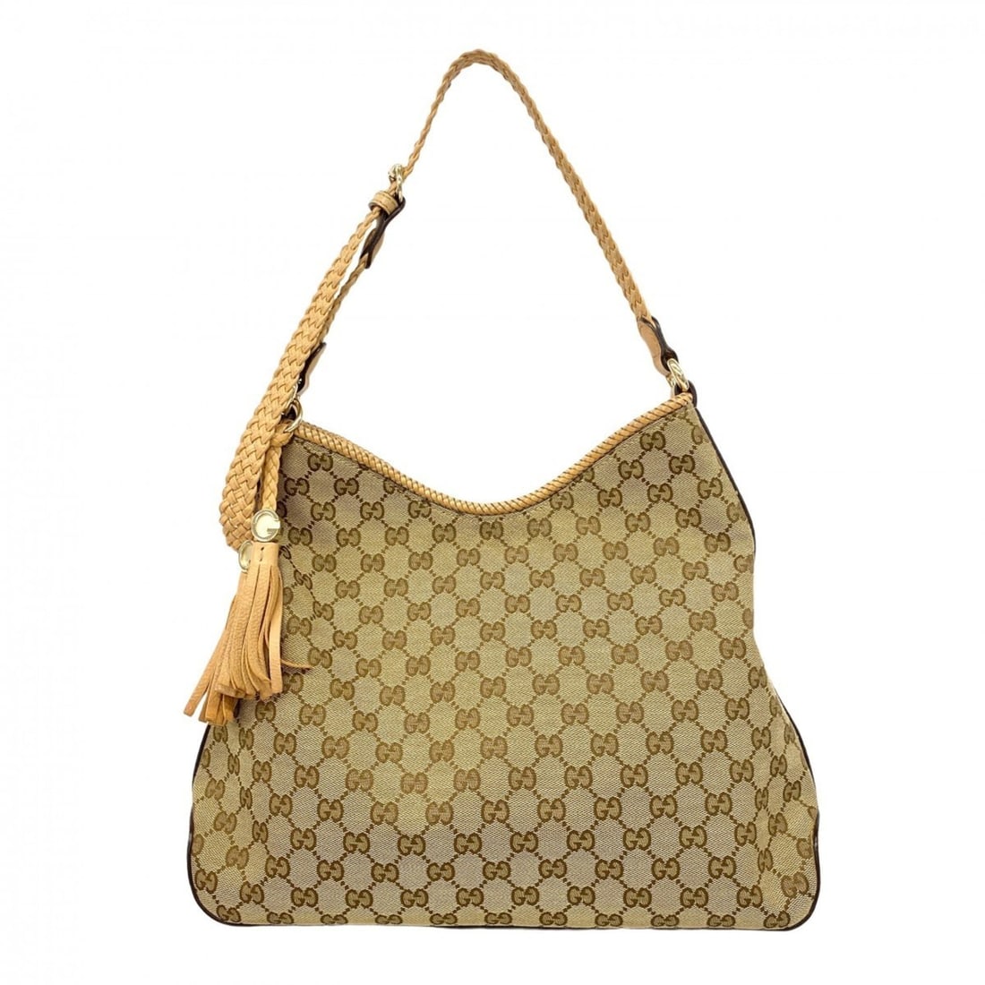 Gucci GG Canvas Shoulder Bag 257026 Brown Women's: --- Catalog ---Category: SizeSize (HxWxD): 25cm x 36cm x 9cm / 9.84'' x 14.17'' x 3.54''Category: DesignType: Shoulder bagColor: BrownGender: WomenMaterial: Canvas Hardware Color: GoldCategory: Genera