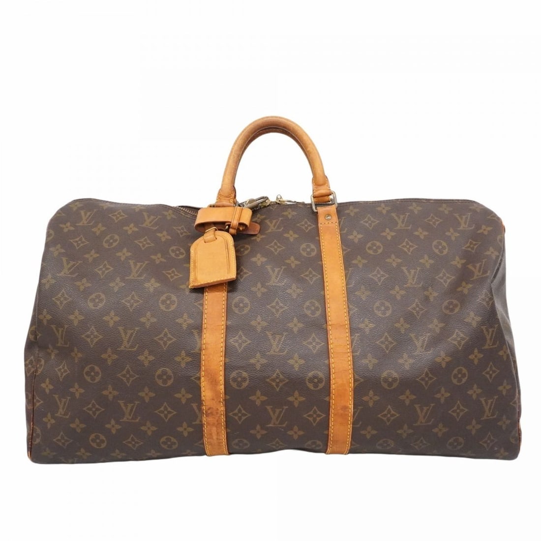 Louis Vuitton Monogram Keepall 55 Boston Bag M41424 Brown Men's and Women's: --- Catalog ---Category: SizeSize (HxWxD): 30cm x 55cm x 25cm / 11.81'' x 21.65'' x 9.84''Category: DesignType: Boston bagColor: BrownGender: Men,WomenCategory: GeneralMPN: M41424Brand: Louis Vuitton-