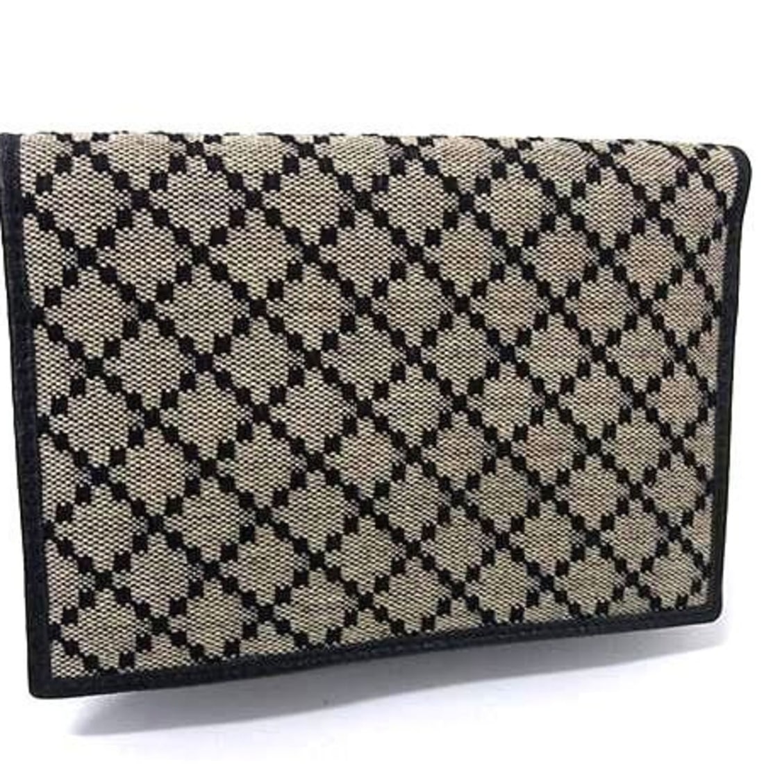 GUCCI Diamante Passport Case 143385 in Brown and Black Canvas Leather for Men Women: --- Catalog ---Category: DesignType: Passport coverColor: Black, BrownGender: Men,Women,UnisexMaterial: Canvas , Leather Inner Pocket: Card holder 8, Open pocket 4Category: GeneralLine: DiamanteBrand:
