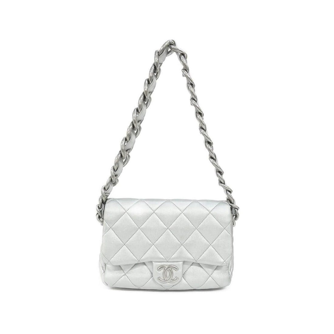 Chanel AS4599 Shoulder Bag: --- Catalog ---Category: SizeSize (HxWxD): 15cm x 21cm x 5cm / 5.9'' x 8.26'' x 1.96''Category: DesignType: Shoulder bagColor: SilverGender: WomenMaterial: Leather Hardware Color: SilverCategory: Gene