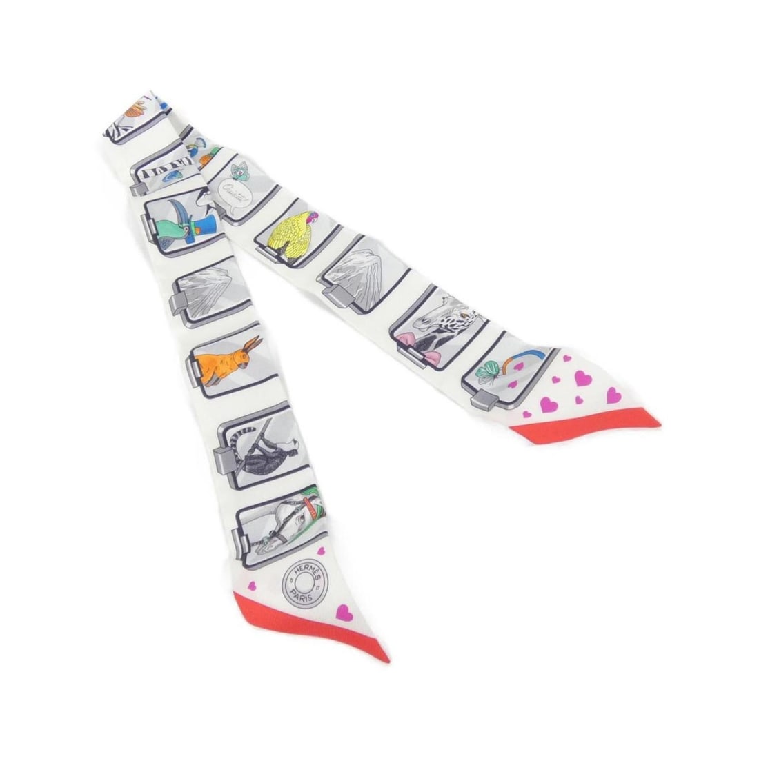 Hermes HERMES STORY Twilly 063875S Scarf Muffler (1 of 18)