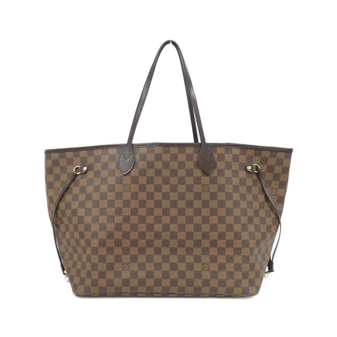 Louis Vuitton Damier Neverfull GM N51106 Handbag: --- Catalog ---Category: SizeSize (HxWxD): 30cm x 53cm x 20cm / 11.81'' x 20.86'' x 7.87''Category: DesignType: HandbagColor: EbeneGender: Men,WomenMaterial: Coated canvas Hardware Color: