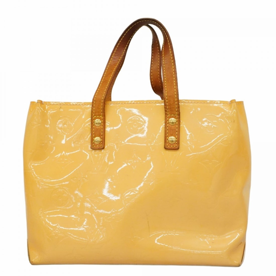 Louis Vuitton Vernis Reed PM Handbag M91306 Marshmallow Pink for Women: --- Catalog ---Category: SizeSize (HxWxD): 18cm x 22cm x 10cm / 7.08'' x 8.66'' x 3.93''Category: DesignType: HandbagColor: Marshmallow, PinkGender: WomenCategory: GeneralMPN: M91306Brand: Louis