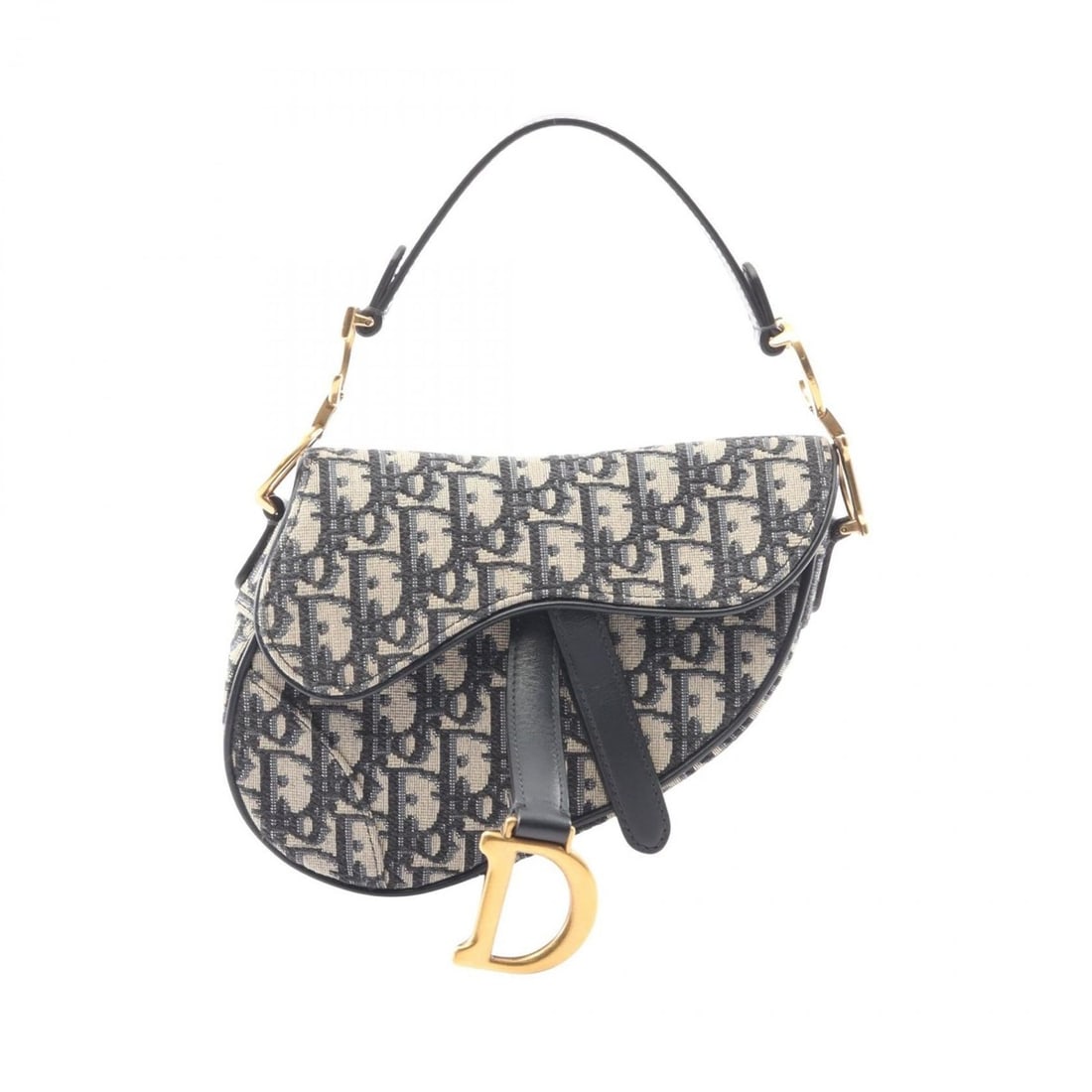 Christian Dior Dior Saddle Bag Mini Oblique Jacquard Handbag Canvas Leather Women's Ivory Navy: --- Catalog ---Category: SizeSize (HxWxD): 13cm x 19cm x 6cm / 5.11'' x 7.48'' x 2.36''Category: DesignType: Handbag, Saddle bagColor: Ivory, NavyGender: WomenMaterial: Canvas , Leather Category: Gene
