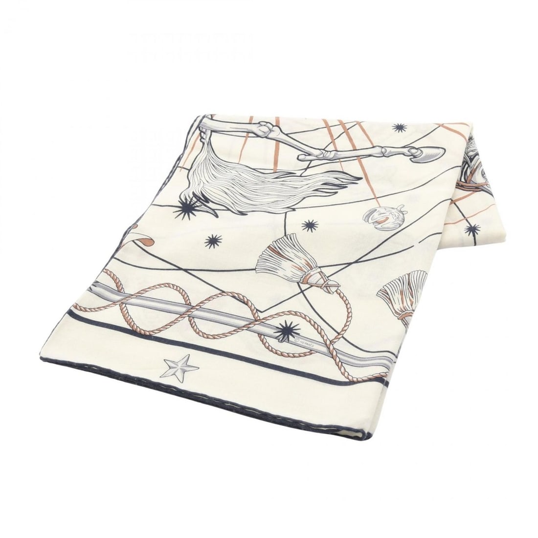 Hermes Hermès Carré Jean 140 Chorus Stellarum Scarf, Silk, Cashmere, Women's, Ivory, Multicolor: --- Catalog ---Category: SizeSize (LxW): 1.34m x 1.34m / 52.75'' x 52.75''Category: DesignType: ScarfColor: Ivory, Multi-colorGender: WomenMaterial: Silk , Cashmere Category: GeneralBrand: Hermes--- I