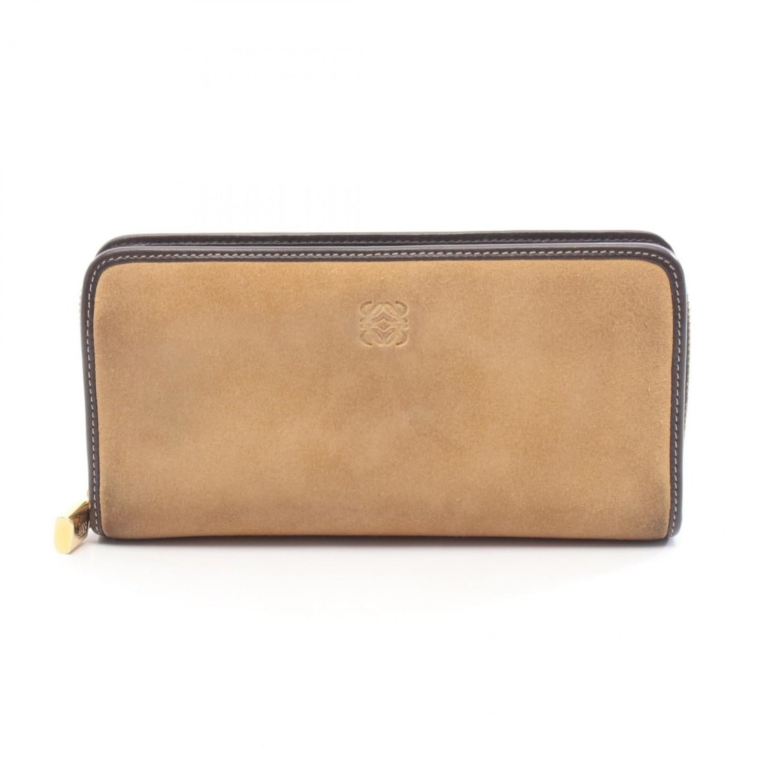 LOEWE Anagram Round Long Wallet, Leather, Women's, Brown: --- Catalog ---Category: SizeSize (HxWxD): 10cm x 19.5cm x 3cm / 3.93'' x 7.67'' x 1.18''Category: DesignType: Long wallet (bi-fold)Color: BrownGender: WomenMaterial: Leather Category: GeneralBrand: L