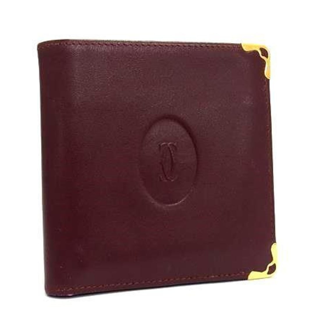Cartier Must Line Bordeaux Leather Men's Bifold Wallet: --- Catalog ---Category: SizeSize (HxWxD): 10cm x 10cm x 1.5cm / 3.93'' x 3.93'' x 0.59''Category: DesignType: Wallet (bi-fold)Color: BordeauxGender: MenMaterial: Leather Category: GeneralLine: MustBr