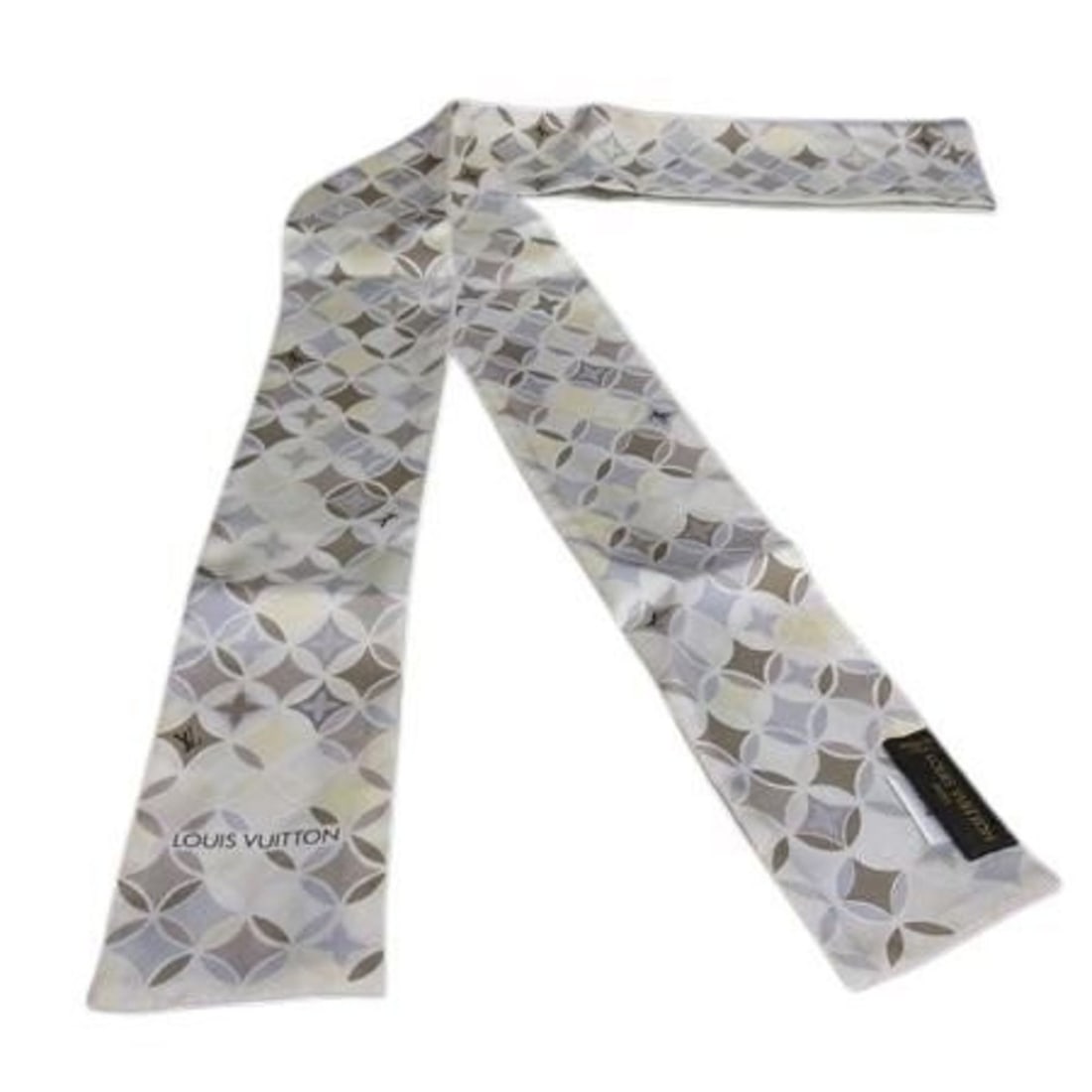 LOUIS VUITTON Louis Vuitton Ribbon Scarf, Bandeau, Multicolor Silk, Women's (1 of 10)