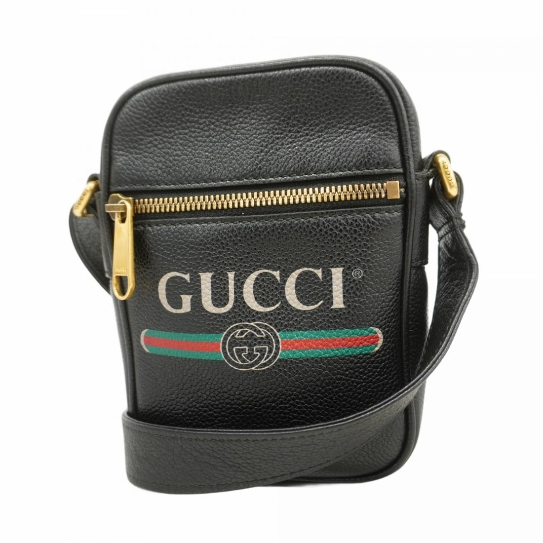 Gucci Shoulder Bag 574803 Leather Black Men's (1 of 14)