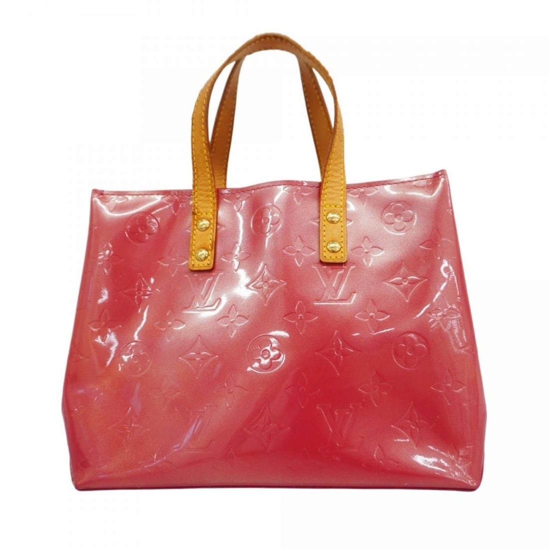 Louis Vuitton Vernis Reed PM Handbag M9132F Framboise Women's: --- Catalog ---Category: SizeSize (HxWxD): 18cm x 22cm x 10cm / 7.08'' x 8.66'' x 3.93''Category: DesignType: HandbagColor: FramboiseGender: WomenCategory: GeneralMPN: M9132FBrand: Louis Vuitton--- It