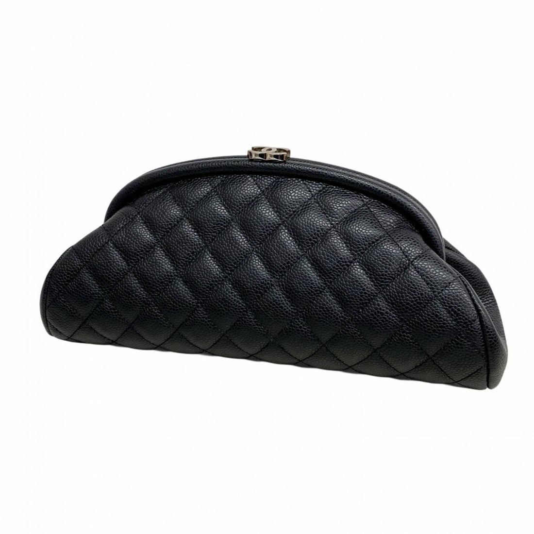 Chanel Matelasse Clutch Bag in Brown Caviar Skin for Women: --- Catalog ---Category: SizeSize (HxWxD): 15cm x 28cm x 7cm / 5.9'' x 11.02'' x 2.75''Category: DesignType: Clutch bagColor: BrownGender: WomenMaterial: Grained Calfskin Hardware Color: SilverCategor