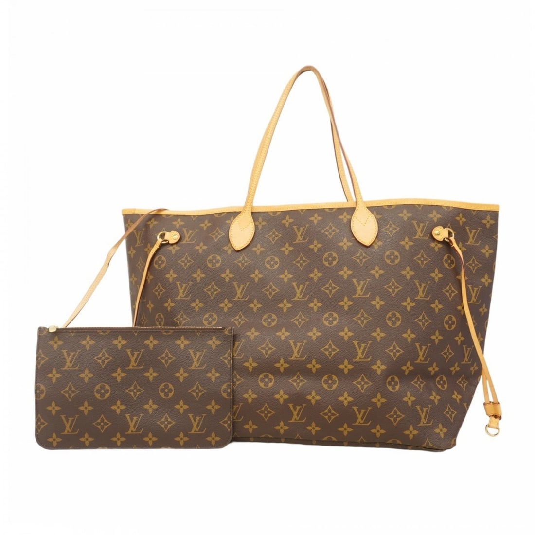 Louis Vuitton Monogram Neverfull GM Tote Bag M46978 Brown Men's and Women's (1 of 14)