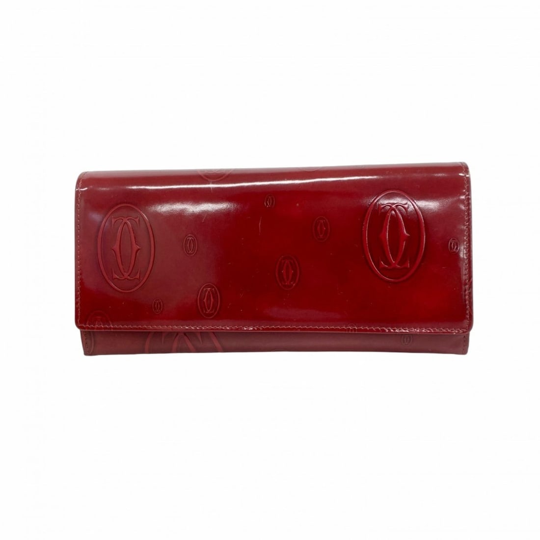 Cartier Happy Birthday Long Wallet, Bordeaux Leather, Women's: --- Catalog ---Category: SizeSize (HxWxD): 10.5cm x 19.5cm x 2.5cm / 4.13'' x 7.67'' x 0.98''Category: DesignType: Long wallet (bi-fold)Color: BordeauxGender: WomenMaterial: Leather Category: GeneralB