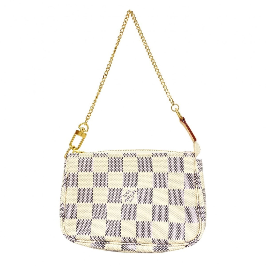 Louis Vuitton Bag/Pouch Damier Azur Mini Pochette Accessoires N58010 White Women's: --- Catalog ---Category: SizeSize (HxWxD): 9.5cm x 14.5cm x 3cm / 3.74'' x 5.7'' x 1.18''Category: DesignType: PouchColor: WhiteGender: WomenCategory: GeneralMPN: N58010Brand: Louis Vuitton--- Item Li