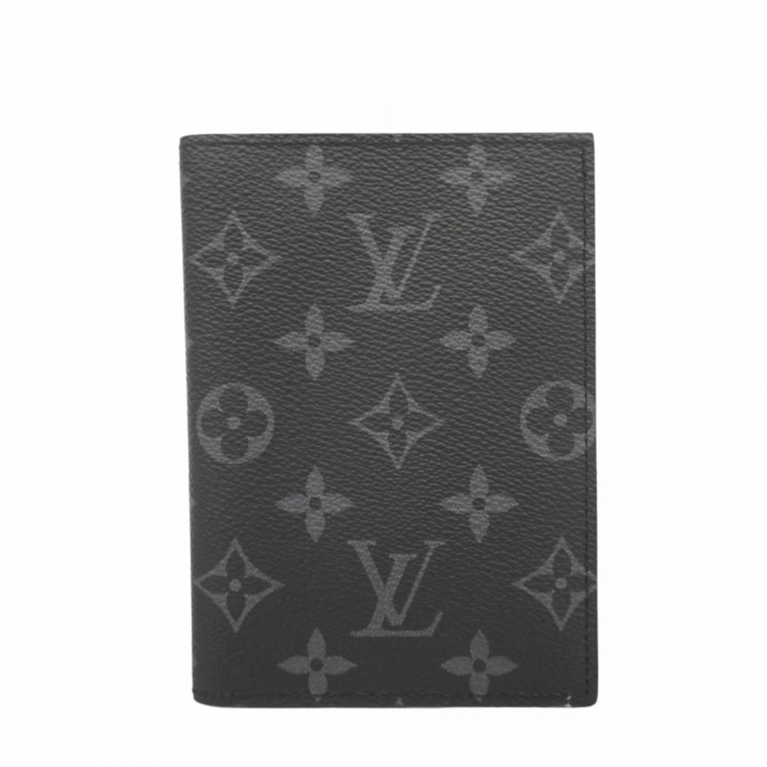 Louis Vuitton Monogram Eclipse Couverture Passport NM M64501 Black Men's Case/Business Card Holder (1 of 19)