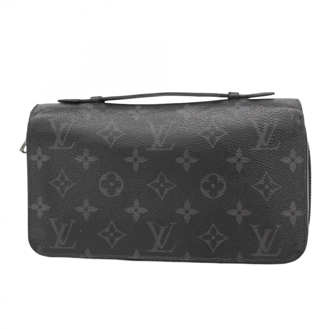 Louis Vuitton Monogram Eclipse Zippy XL Long Wallet M61698 Black Men's (1 of 20)