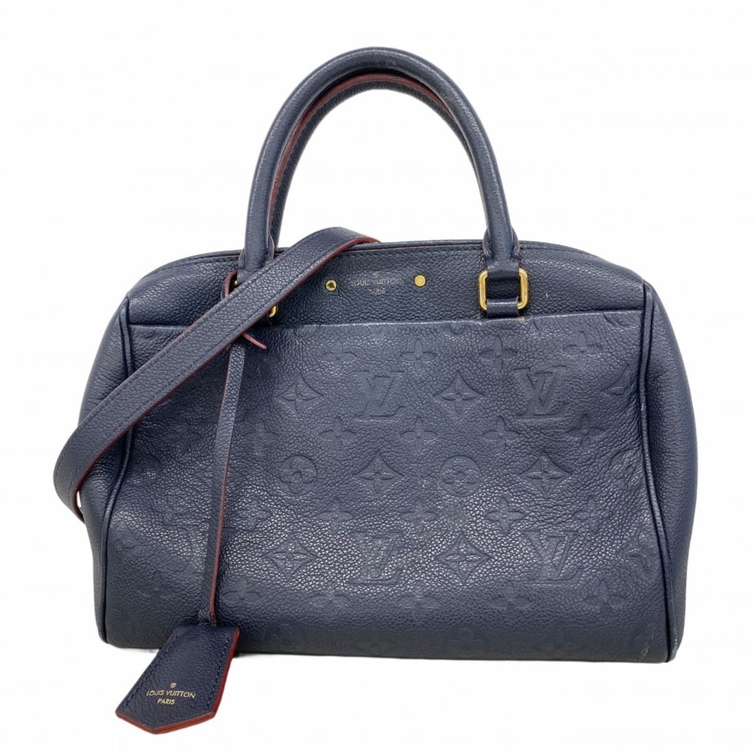 Louis Vuitton Monogram Empreinte Speedy Bandouliere 25 Handbag M43501 Marine Rouge 2-Way Bag for: --- Catalog ---Category: SizeSize (HxWxD): 18cm x 26cm x 16cm / 7.08'' x 10.23'' x 6.29''Category: DesignType: HandbagColor: Marine rougeGender: WomenCategory: GeneralMPN: M43501Brand: Louis Vuitton--