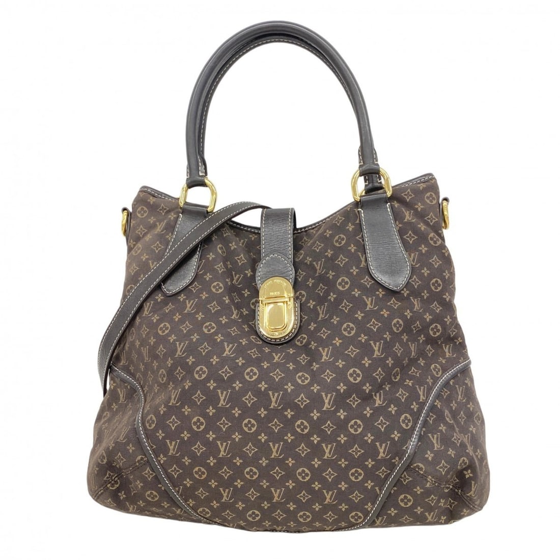 Louis Vuitton Monogram Idylle Elegy Handbag M56696 Fuzan 2-Way Bag for Women: --- Catalog ---Category: SizeSize (HxWxD): 33cm x 38cm x 11cm / 12.99'' x 14.96'' x 4.33''Category: DesignType: HandbagColor: FusainGender: WomenCategory: GeneralMPN: M56696Brand: Louis Vuitton--- Ite