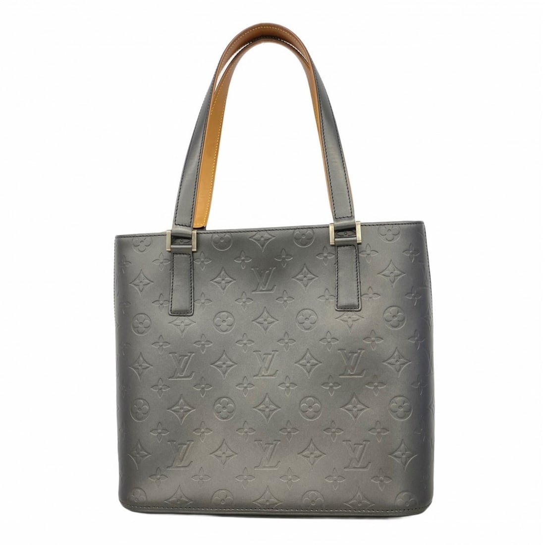 Louis Vuitton Monogram Matte Stockton Tote Bag M55112 Noir Women's: --- Catalog ---Category: SizeSize (HxWxD): 26cm x 29cm x 14.5cm / 10.23'' x 11.41'' x 5.7''Category: DesignType: Tote bagColor: NoirGender: WomenCategory: GeneralMPN: M55112Brand: Louis Vuitton--- Ite