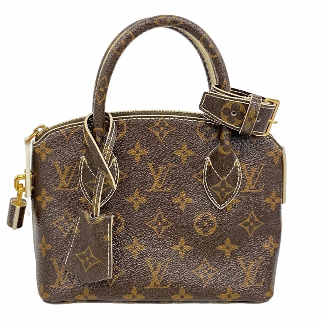 Louis Vuitton Shiny Monogram Lockit BB Handbag M40599 Brown Women's: --- Catalog ---Category: SizeSize (HxWxD): 15.5cm x 19.5cm x 8.5cm / 6.1'' x 7.67'' x 3.34''Category: DesignType: HandbagColor: BrownGender: WomenCategory: GeneralMPN: M40599Brand: Louis Vuitton--- It