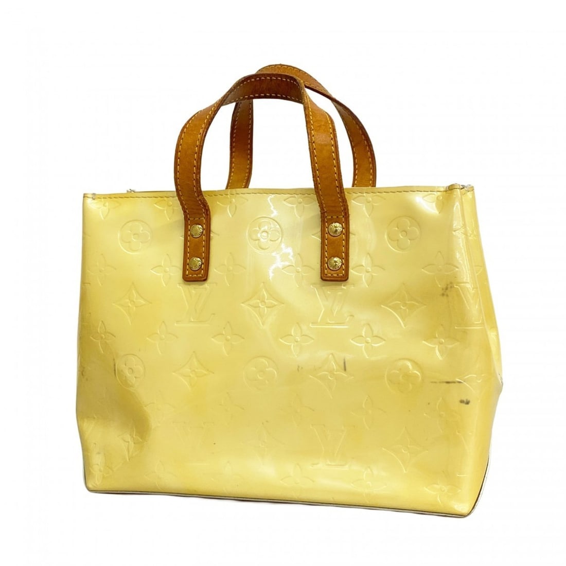 Louis Vuitton Vernis Reed PM Handbag M91336 Pearl Women's: --- Catalog ---Category: SizeSize (HxWxD): 18cm x 22.5cm x 10cm / 7.08'' x 8.85'' x 3.93''Category: DesignType: HandbagColor: PearlGender: WomenCategory: GeneralMPN: M91336Brand: Louis Vuitton--- Item