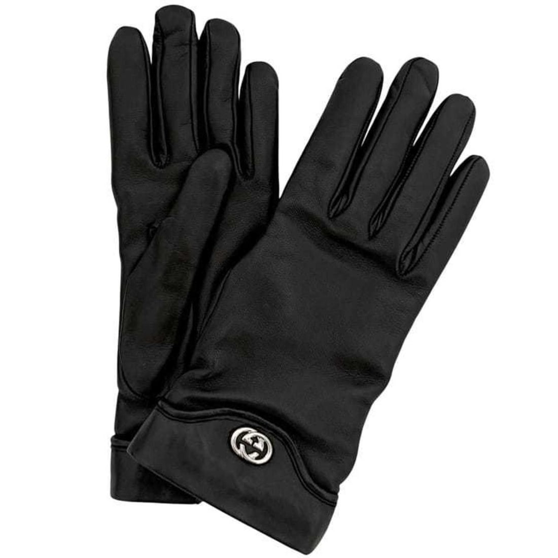 Gucci Gloves ec-24809 Black Interlocking 200053 B270G 1000 0J 7 Unused Size Cashmere Leather GUCCI: --- Catalog ---Category: SizeTotal Length: 23cm / 9.05''Category: DesignType: Warm glovesColor: BlackGender: WomenMaterial: Cashmere , Leather Category: GeneralBrand: Gucci--- Item List ---Section: Co