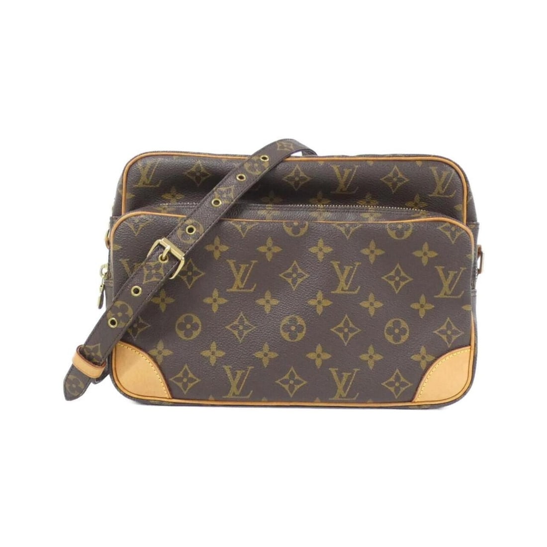 Louis Vuitton Monogram Nile M45244 Shoulder Bag: --- Catalog ---Category: SizeSize (HxWxD): 20cm x 28cm x 12cm / 7.87'' x 11.02'' x 4.72''Category: DesignType: Shoulder bagColor: BrownGender: WomenMaterial: Coated canvas Category: GeneralMPN: