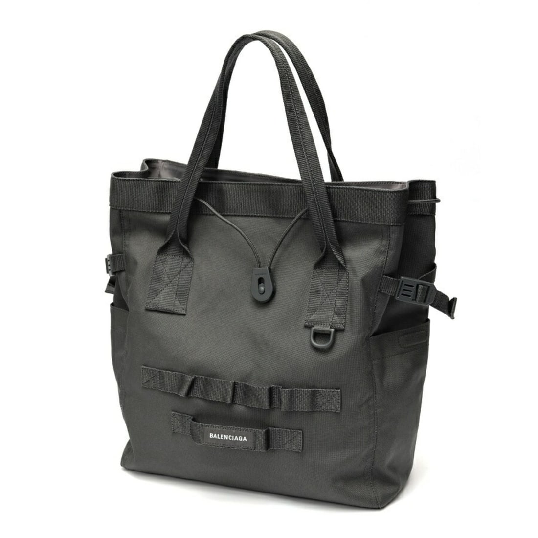 Balenciaga BALENCIAGA Army Tote Bag Medium 644040 Recycled Nylon Blue Gray S-159777: --- Catalog ---Category: SizeSize (HxWxD): 39cm x 34cm x 14cm / 15.35'' x 13.38'' x 5.51''Category: DesignType: Tote bagColor: GrayGender: WomenMaterial: Nylon Category: GeneralMPN: 644040Brand: Balen